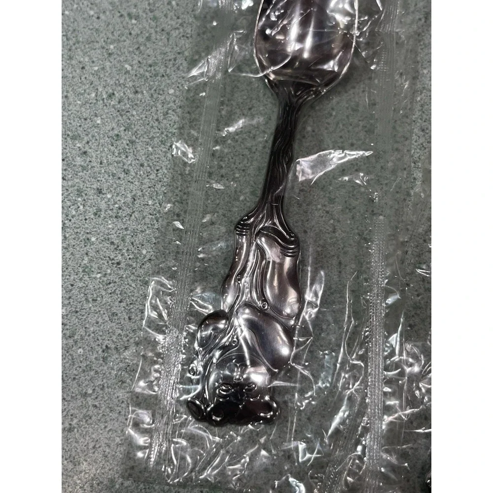 Oneida Community Sealed Bear Baby Flatware Set Stainless Infant Utensils Set